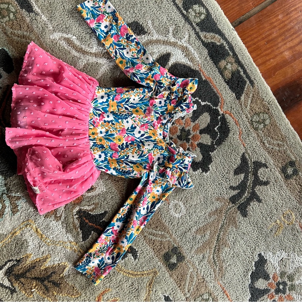 Cheeky Plum Colorful Floral and Pink Dance Costume